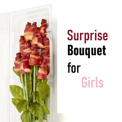 Girl's Birthday Surprise Bacon Bouquet